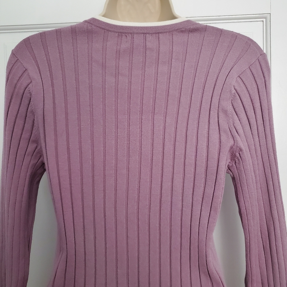 Nordstrom Rack V-Neck Ribbed Cardigan - Picture 5 of 8